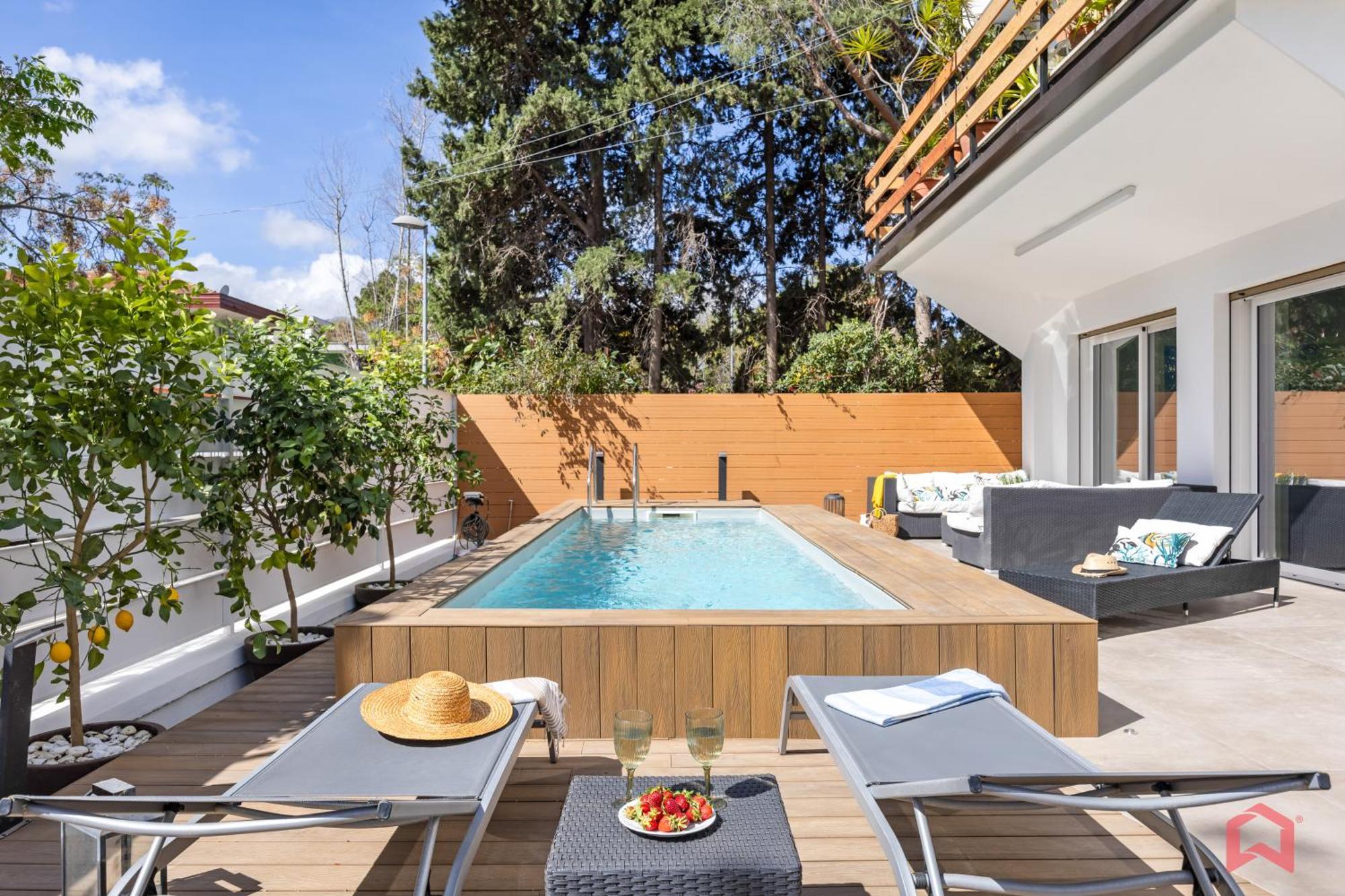 Appartamento In Villa Con Piscina Privata Palermo Exterior photo